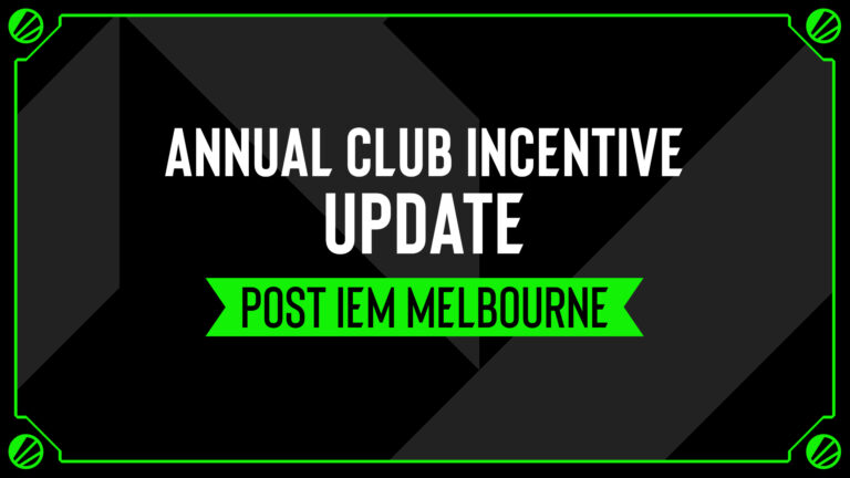A graphic covering the club incentive update
