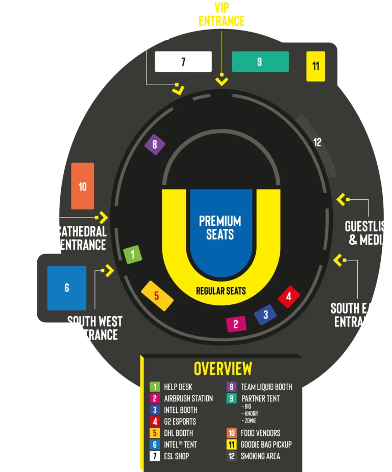 IEM Cologne 2025 Event Map