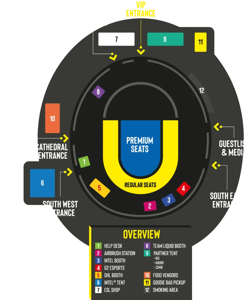 IEM Cologne 2025 Event Map