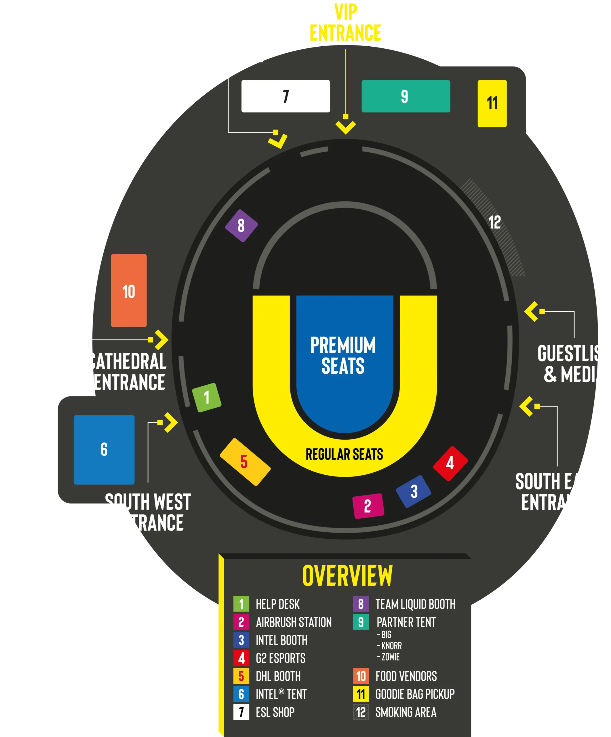 IEM Cologne 2025 Event Map