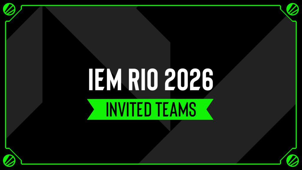 Kit Iem Rio Intel® Extreme Masters Cologne Major 2026 Announcement - ESL Pro Tour