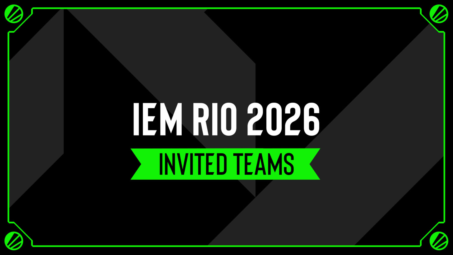 IEM Rio 2026 - Invited Teams - ESL Pro Tour